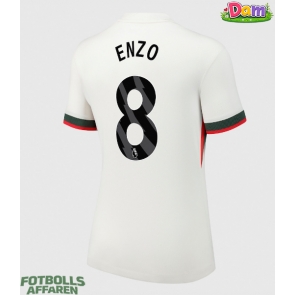 Chelsea Enzo Fernandez #8 Bortatröja Kvinnor 2025-26 Kortärmad